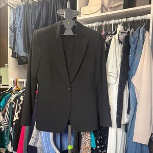 Alfani Black Single-Button Tailored Blazer